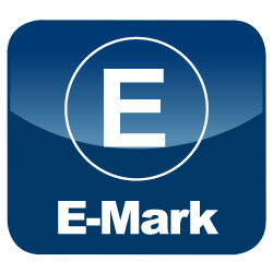 E-Mark  AB yönetmeliklere uygun tip onay belgeli olduğunu gösterir