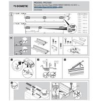  Dometic Tente Adaptörü Sprinter /Crafter Üç Parça Montaj Kiti PR2000/2500 İçin