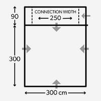 Dometic Cross AIR 300cm Şişme Havalı Çadır