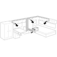 Dometic FreshWell FWX4 3000 6800 BTU Isıtma/Soğutma Zemin Kliması