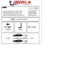 Hakpol - Audi A4, A5 Saloon, Estate (S-Line) 2008 ve Sonrası Çeki Demiri