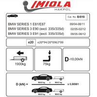 Hakpol - BMW 3 Serisi E90 2005-2011 Çeki Demiri