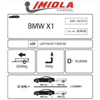 Hakpol - BMW X1 E84 2009 - 2015 Çeki Demiri