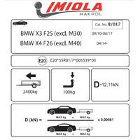 Hakpol - BMW X3 F25 2010 - 2017 Çeki Demiri