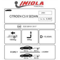 Hakpol - Citroen C5  Sedan (RD) 2008 ve Sonrası Çeki Demiri