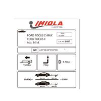 Hakpol - Ford Focus II 3,5D 2004-2011 Çeki Demiri