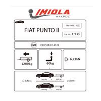 Hakpol Fiat Punto II 11/1993-08/1999 Çeki Demiri