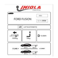 Hakpol Ford Fusion 2002-2013 Ve Sonrası Çeki Demiri