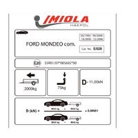 Hakpol Ford Mondeo Estate  05/1993-09/2000Çeki Demiri