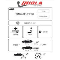Hakpol - Honda HR-V 5 Kapılı 2015 Ve Sonrası Çeki Demiri