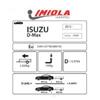 Hakpol Isuzu D-Max 2012-2020 Çeki Demiri