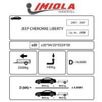 Hakpol - Jeep  Cherokee 2001-2007 Çeki Demiri