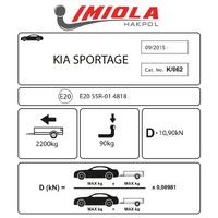 Hakpol - Kia Sportage 09/2015 - 07/2018 Arası Çeki Demiri