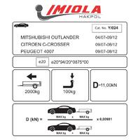 Hakpol - Mitsubishi Outlander 2007 Ve Sonrası Çeki Demiri