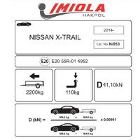 Hakpol - Nissan X-Trail (T32) 2015 Ve Sonrası Çeki Demiri