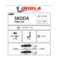 Hakpol - Skoda Fabia I Hatchback 12/1999 - 03/2007 Arası Çeki Demiri