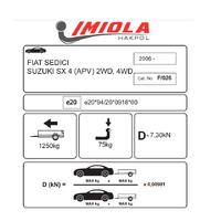 Hakpol -Suzuki SX4 (APV) 2WD, 4WD 06/2006 ve Sonrası Çeki Demiri