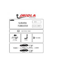 Hakpol Subaru Forester 03/2013 - 03/2018 Arası Çeki Demiri