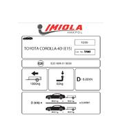 Hakpol-Toyota Corolla Sedan (E15) 10/2006-05/2013 Arası Çeki Demir