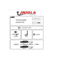 Hakpol-Toyota Auris Estate (hariç hybrid) 06/2013-12/2018 Arası Çeki Demiri