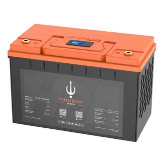 HDA Power Poseidon 12.8V 100 Amper 5000 Döngü, Bluetooth Lityum LifePO4 Akü